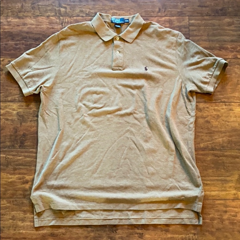 Brown polo shirt